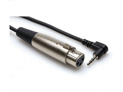 Male XLR to 3.5mm Microphone Cable for Amplifier or Mixer