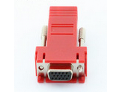 RJ45 female to VGA 15pin female modular