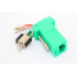 RJ45 Female  to DB9 RS232 Female Modular Adapte