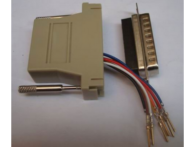 RJ45 to DB25 male Modular Adapter