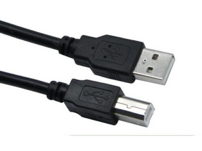 USB 2.0 High Speed Type A Male to Type B Male Printer Scanner Cable