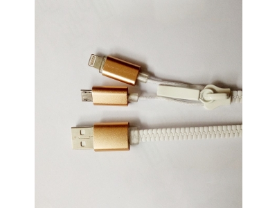 USB2.0 A Male to Micro B 5Pin&iphone charging cable