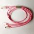 3 In 1 USB  Charging Cord,Multi Function Mobile USB Cable