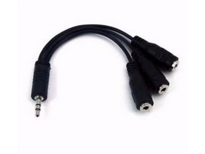 3.5MM Female to 3x3.5mm F Cable Audio Cable