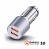 Metal dual usb fast qc3.0 QC 3.0 car charger