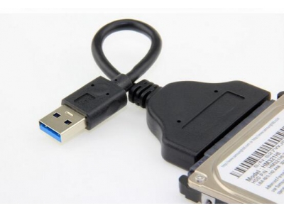 USB 3.0 to 2.5 inch SATA 22 Pin HDD SSD Hard Drive Disk Power Adapter Cable