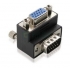 90 Degree Right Angle Vga Male To Female Adapter