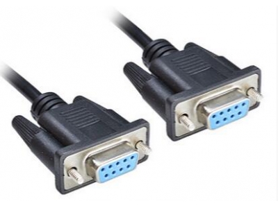 RS-232 Null Modem Cable D-SUB Cable DB9F TO DB9F