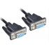 RS-232 Null Modem Cable D-SUB Cable DB9F TO DB9F