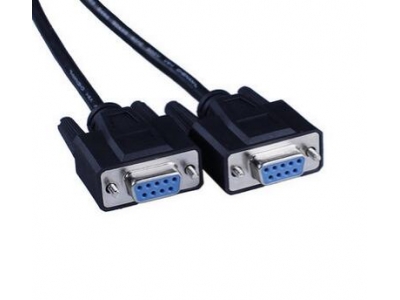 RS-232 Null Modem Cable D-SUB Cable DB9F TO DB9F