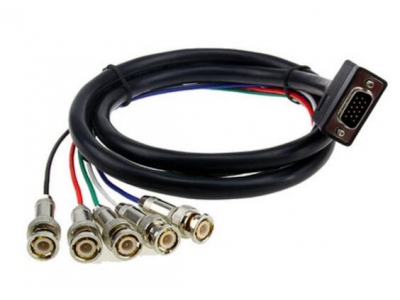 VGA to 5 BNC splitter cable