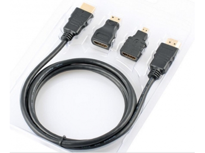 3 in 1 Mini Micro HDMI to HDMI Cable