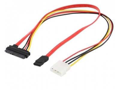 SATA22P To 7Pin +4Pin Power Cable