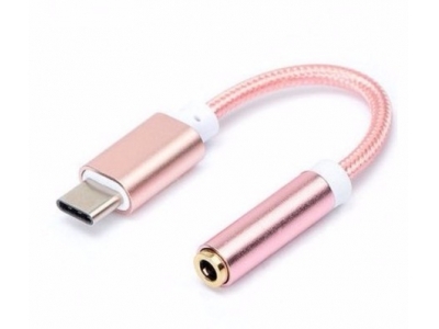 Type C to 3.5mm Headphone Audio Adapter Connector Convertor Cable