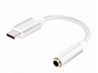 Type C to 3.5mm Headphone Audio Adapter Connector Convertor Cable