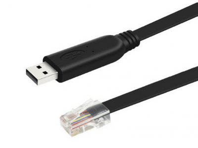 USB to serial RS232 RJ45 console rollover cable for Cisc routers