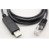 USB to serial RS232 RJ45 console rollover cable for Cisc routers