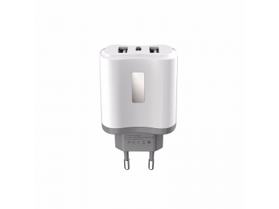 Type C 2.1A Portable Dual Usb Chargers Wall Charger with EU US UK AU Plugs Mobile Phone Charger