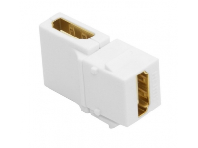 90 Degree Female to Female HDMI Modular Jack