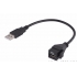 USB 2.0 A male to USB 3.0 A female with keystone cable