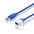 USB 3.0 A male to B Female usb a jack to b jack keystone usb Keystone Jack cable