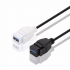 USB 3.0 Keystone Panel Mount Coupler Extension Cable USB adapter