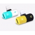 splitter adapter for iphone 2 in 1 USB Charger Capsule Splitter Adapter