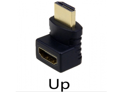 Down 90 degree HDMI Female to Male Angled Adapter