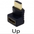 Left 90 degree HDMI Female to Male Angled Adapter