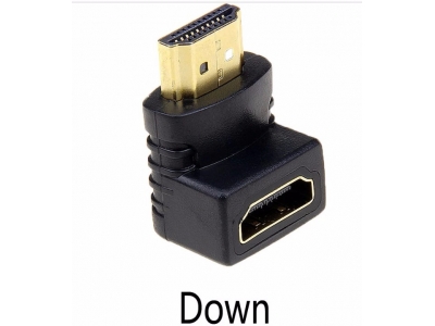 Roatable 90 degree HDMI Female to Male Angled Adapter