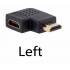 Roatable 90 degree HDMI Female to Male Angled Adapter