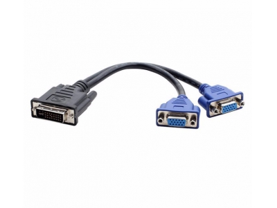 DMS-59 to dual VGA adapter cable video Y splitter cable for Dell OG9438