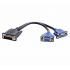 DMS-59 to dual VGA adapter cable video Y splitter cable for Dell OG9438