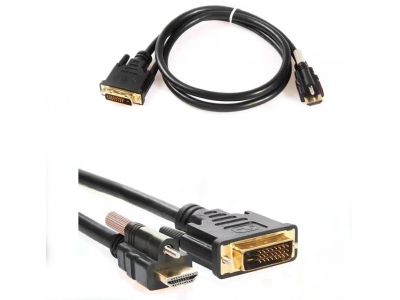 HDMI with Screw to DVI cable hdmi vga adaptor for monitor,TV,computer,media player