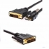 HDMI with Screw to DVI cable hdmi vga adaptor for monitor,TV,computer,media player