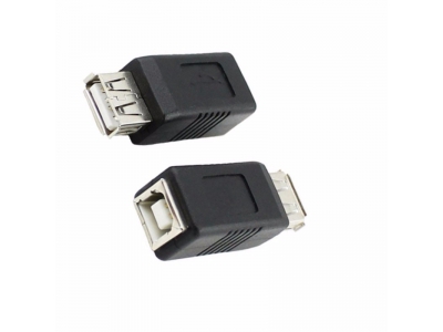 USB type A to B Female Adapter USB2.0 A Female to B Female Adapter