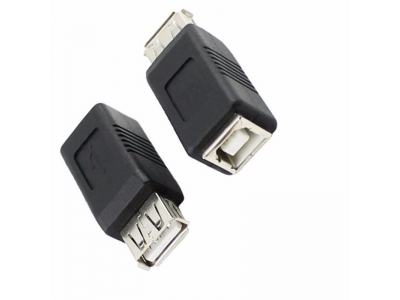 USB type A to B Female Adapter USB2.0 A Female to B Female Adapter