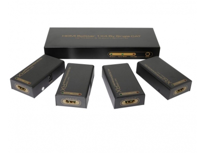 HDMI Splitter 1X4 By Single CAT