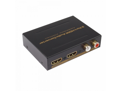 2 Port HDMI Audio Converter  Audio EDID Setting & 2 HDMI Output