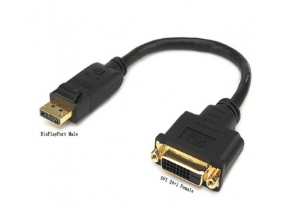 Displayport DP to DVI Cable Adapter