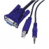 KVM Cable with VGA,USB AM/BM