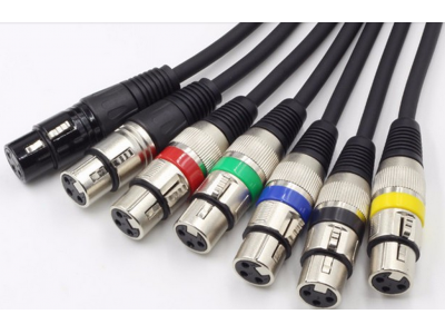 Male to female extension XLR audio cable
