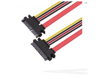 22Pin Sata Extension Cable 15+7 Pin Male to Female SATA Data Power Cable