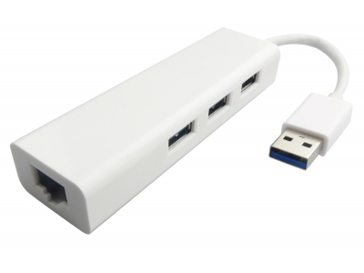 USB 3.0 Ethernet USB to RJ45 Lan Adapter Network Card 3 Ports