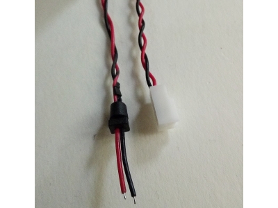 2pin female connector housing with wire harness