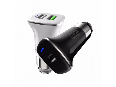 QC3.0 double usb quick car charger double usb car charger