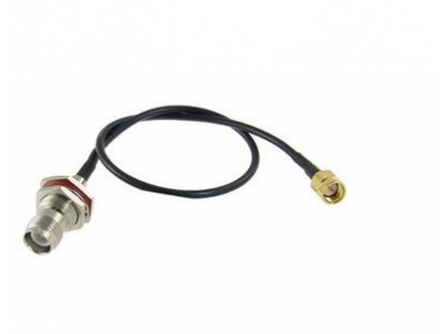 BNC female jack to SMA male plug connector RG174 rf pigtail cable