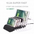 US Patent Universal Multi Function 6 Port USB Wall Charging Station For Tablet Smartphone