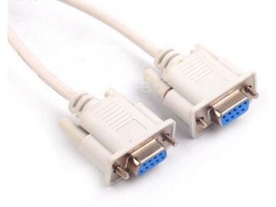 RS-232 Null Modem Cable D-SUB Cable DB9F TO DB9F