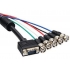 VGA to 5 BNC splitter cable